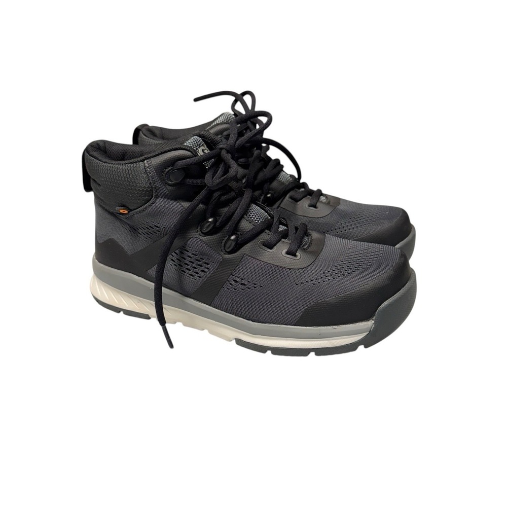Bogs Sandstone Knit Mid TR Work Boot Composite‎ Safety Toe Womens 7 EU 38 Gray